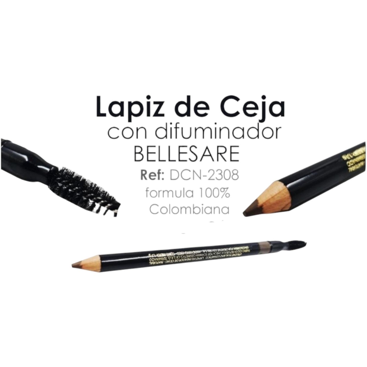 Lapiz De Ceja Con Difuminador DCN-2308 X3 Unds