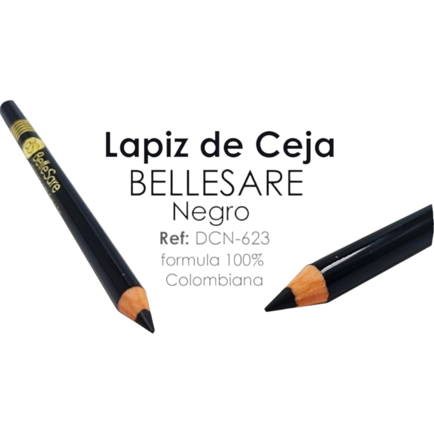 Lapiz De Cejas Color Negro DCN-623 X3 Unds