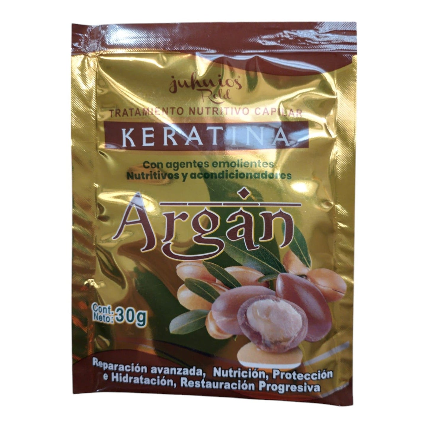 Tratamiento Keratina De Argan 30 Gr X3 Unds