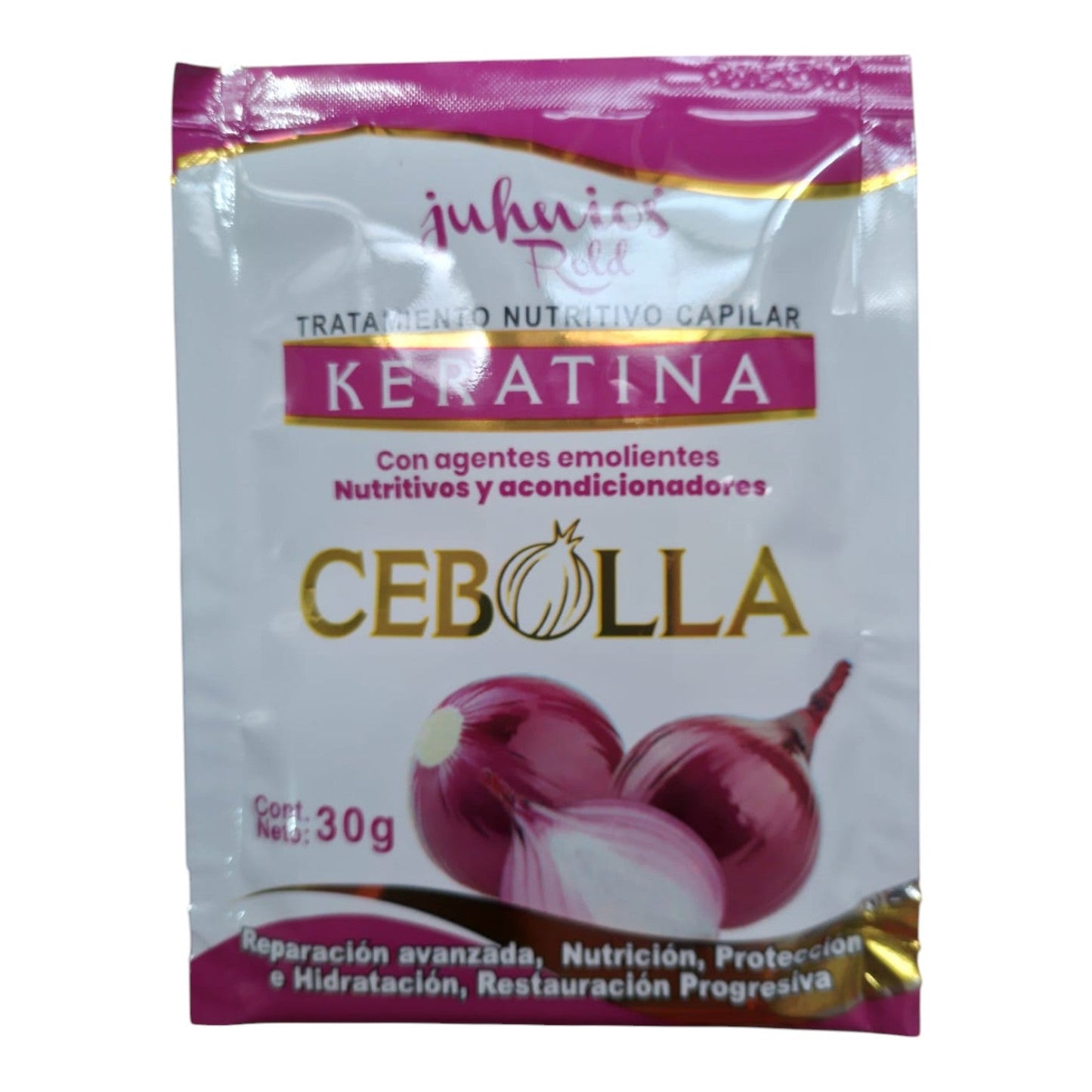 Tratamiento Keratina De Cebolla 30 Gr X3 Unds