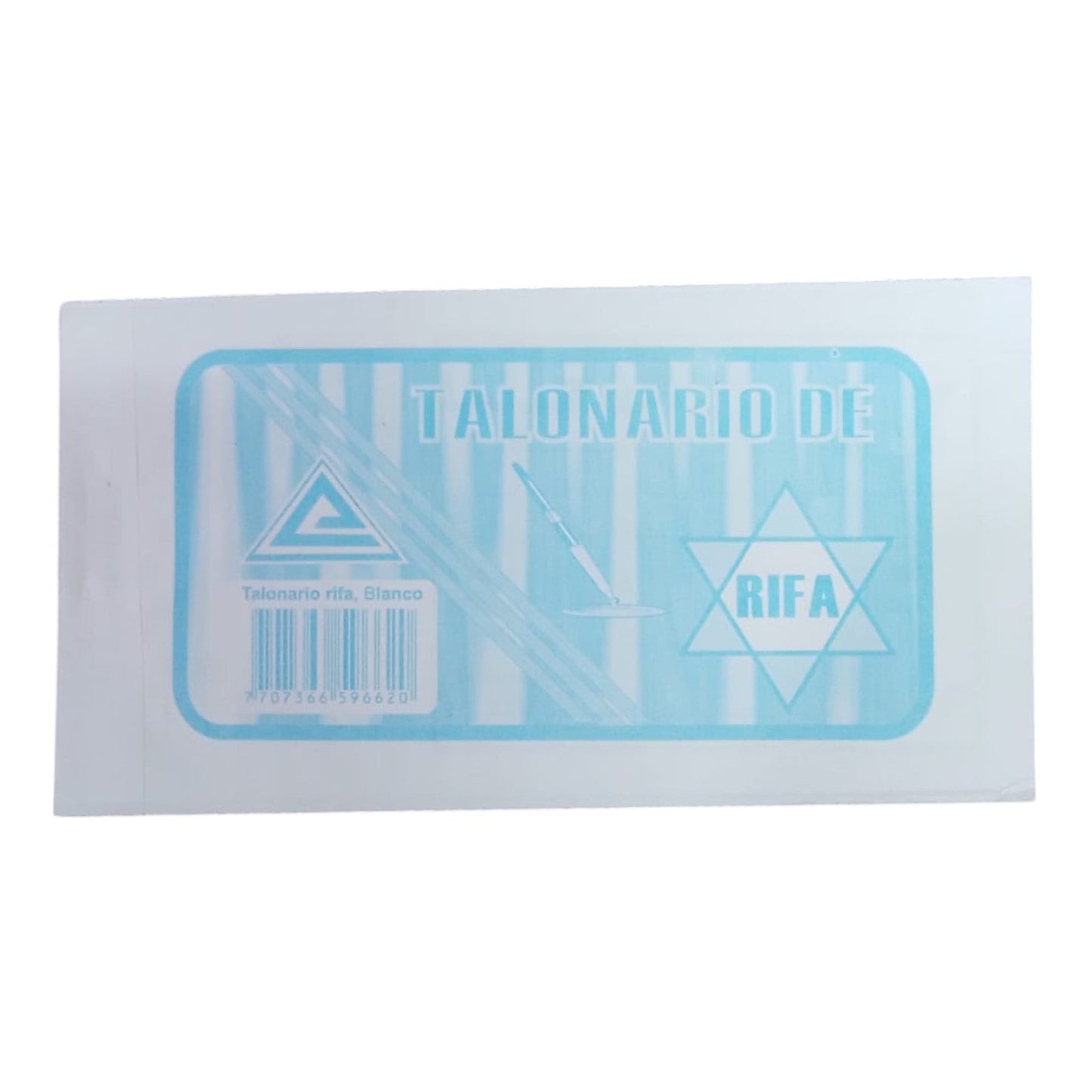 Talonario De Rifa Papel Blanco X10 Unds