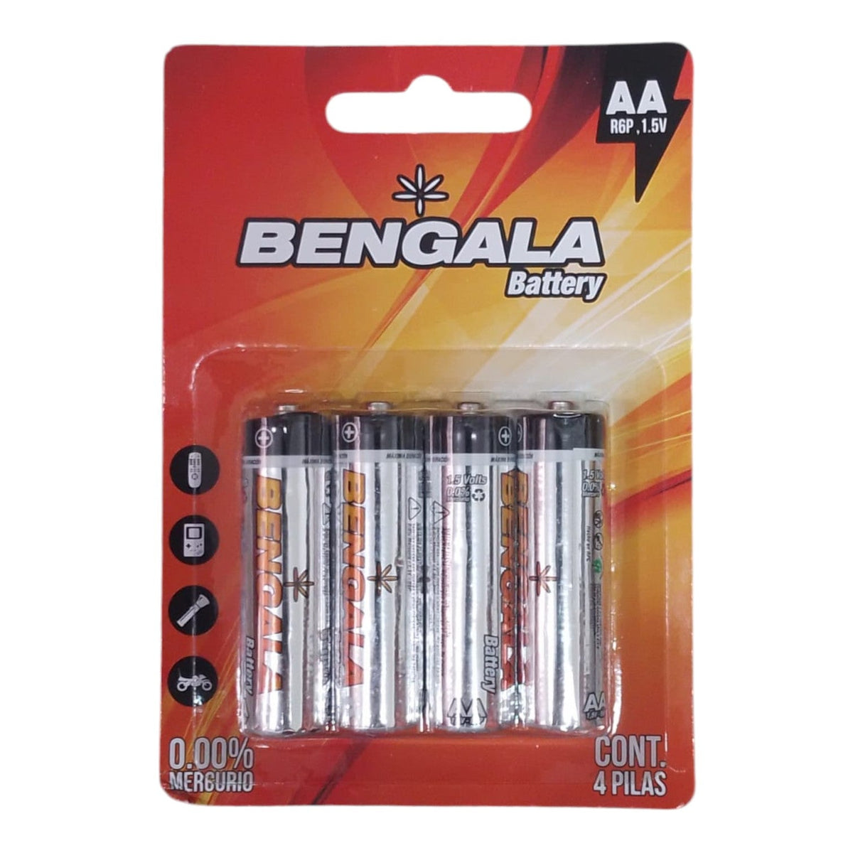 Carton Pila Bengala AA BG-002 X4 Unds