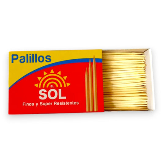 Palillo De Dientes 180 Pcs El Sol X5 Cajitas