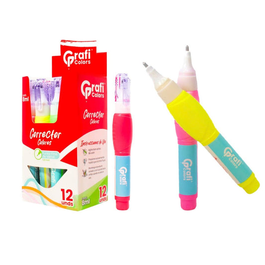 Corrector De Colores Grafi Colors 8mm GR-193 X12 Unds