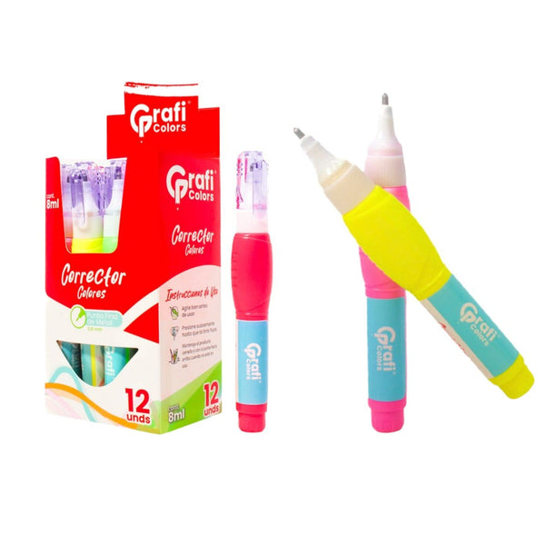 Corrector De Colores Grafi Colors 8mm GR-193 X12 Unds
