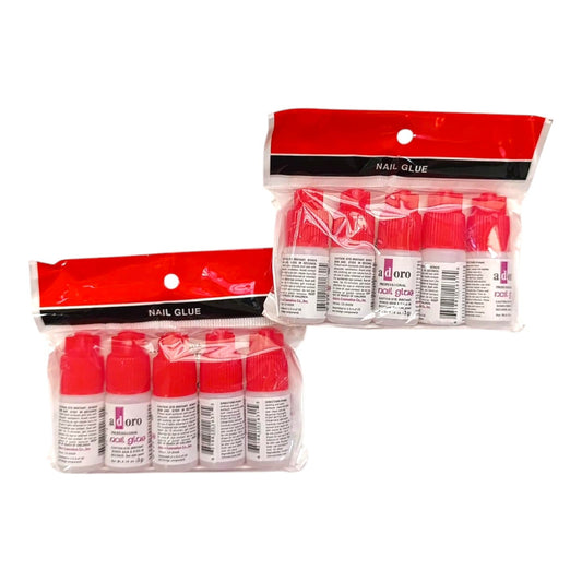 Pega Para Uñas Marca Adoro 3 Gr (YW-1) X5 Unds