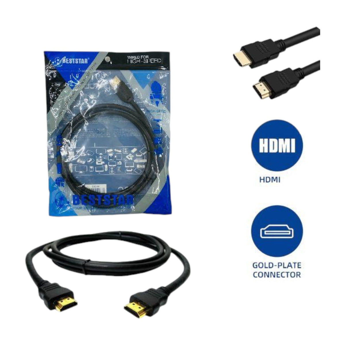 Cable HDMI En Bolsa 1,5 Mts DK-2731 X3 Unds