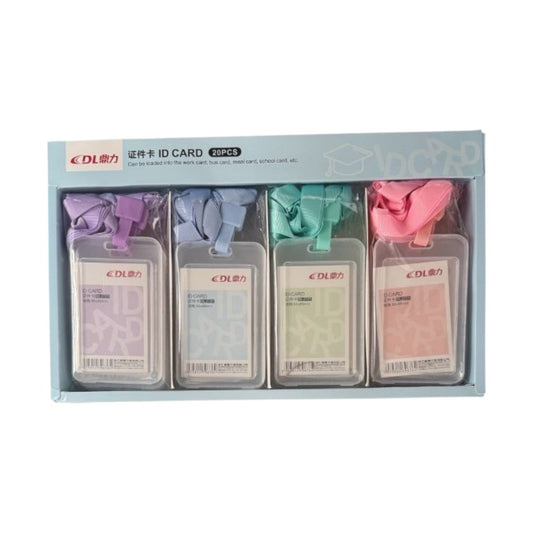 Porta Carnet Vertical Colores Pastel SK-521 X6 Unds