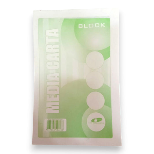 Block Media Carta Papel Blanco