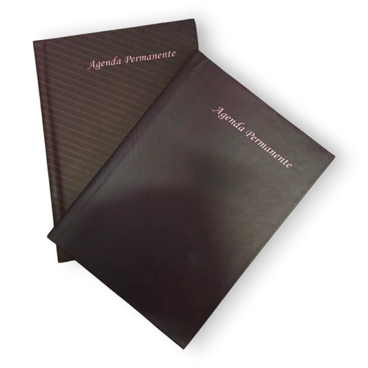 Agenda Permanente Pasta Dura Pequeña 15*11 Cm Año 2025