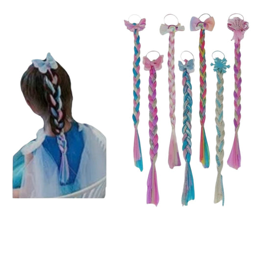 Trenza De Cabello De Colores DK-2627 X12 Unds
