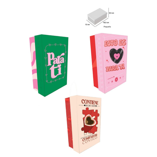 Caja Jumbo Color Individual Pequeña 6,5*18,5*12 Cm REF 10047