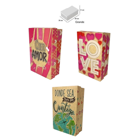 Caja Jumbo Kraft Individual Grande 11*34*25 Cm REF10040