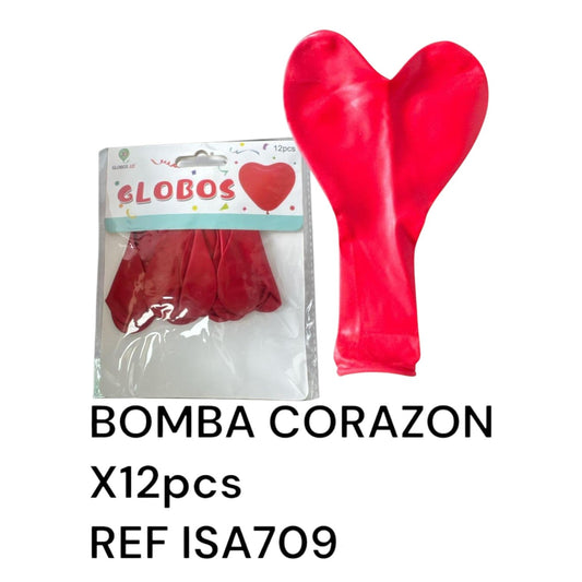 Bomba Corazón X12 Unds REF ISA709