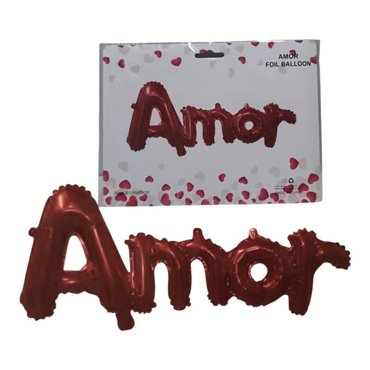 Globo Letrero Amor