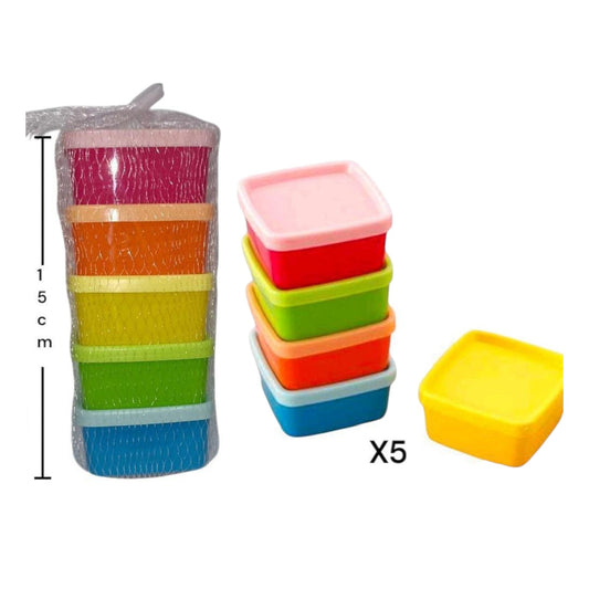 Juego De Cocas Cuadrada X5 LP-01767 X3 Unds