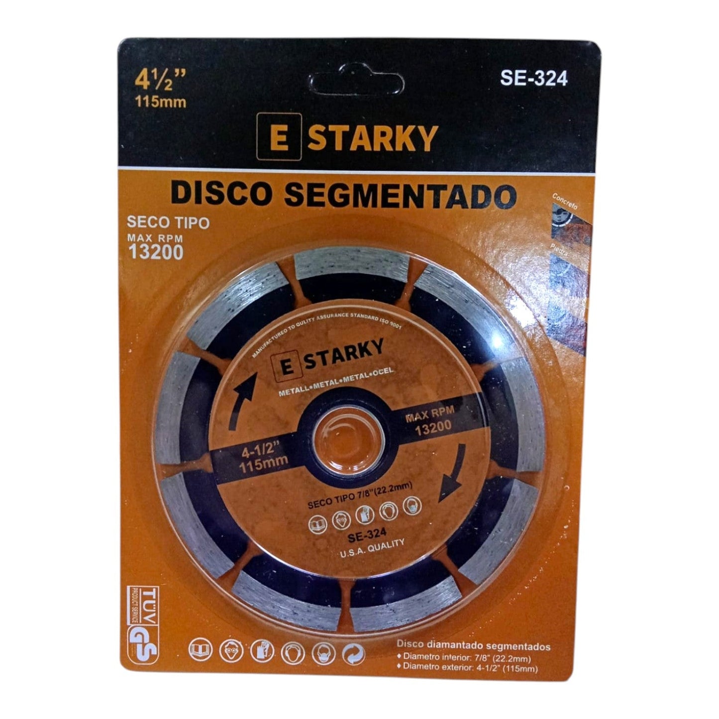 Disco Estarky De Corte Segmentado 4.5" SE-324