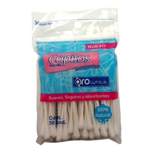 Copitos X50 Unds De Algodon En Bolsa X3 Paquetes