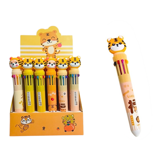 Lapicero 10 Puntas Tigre SE-2838 X3 Unds
