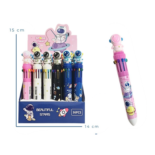 Lapicero 10 Puntas Astronauta SE-2839 X3 Unds