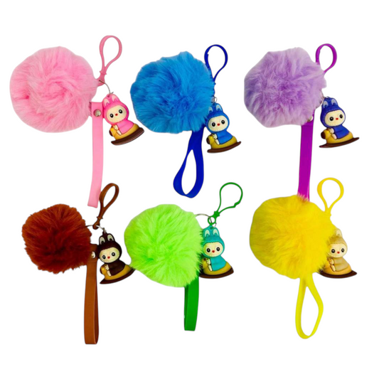 Llavero Labubu Con Pompon DK-2903 X6 Unds