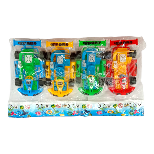 Carro Cars En Bolsa X4 26*15 Cm CA-7703-4