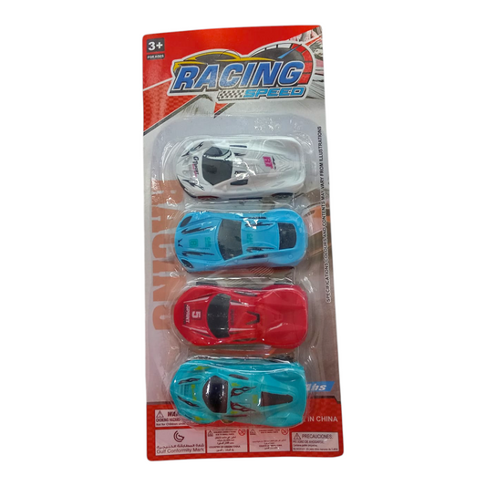 Carros Encartonados X4 Unds CA-D631A