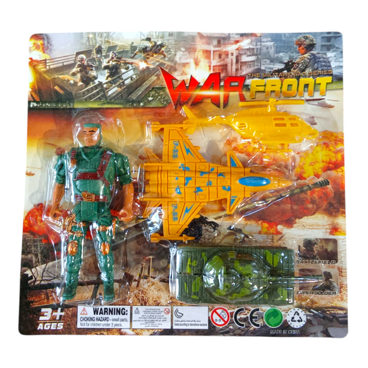 Set Vehiculos Militares Warfront 26*24 Cm CA-A155