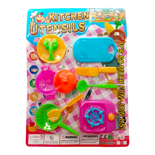 Set De Cocina Utensilios Con Fogon CA-2022-1