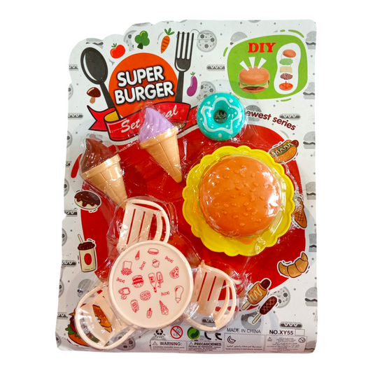 Set De Cocina Super Burger CA-XY55