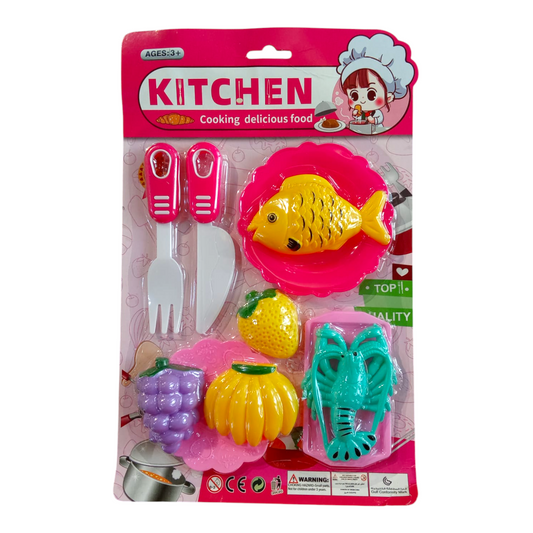 Set Cocina Cooking Rosado CA-780-4