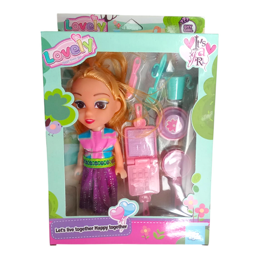 Muñeca Lovely Con Accesorios CA-QT637