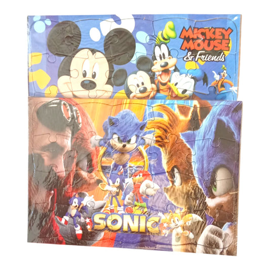 Rompecabezas Pequeño De Carton  23,5*33 Cm