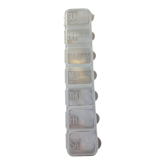 Pastillero Transparente Días De La Semana (Y62-8613) X3 Unds