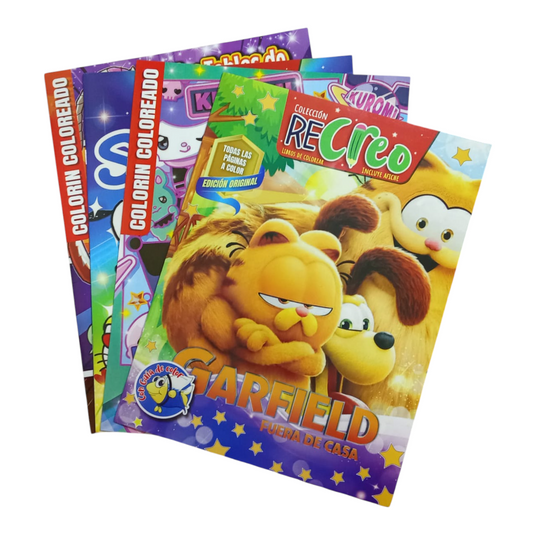 Libro De Colorear Fino X3 Unds
