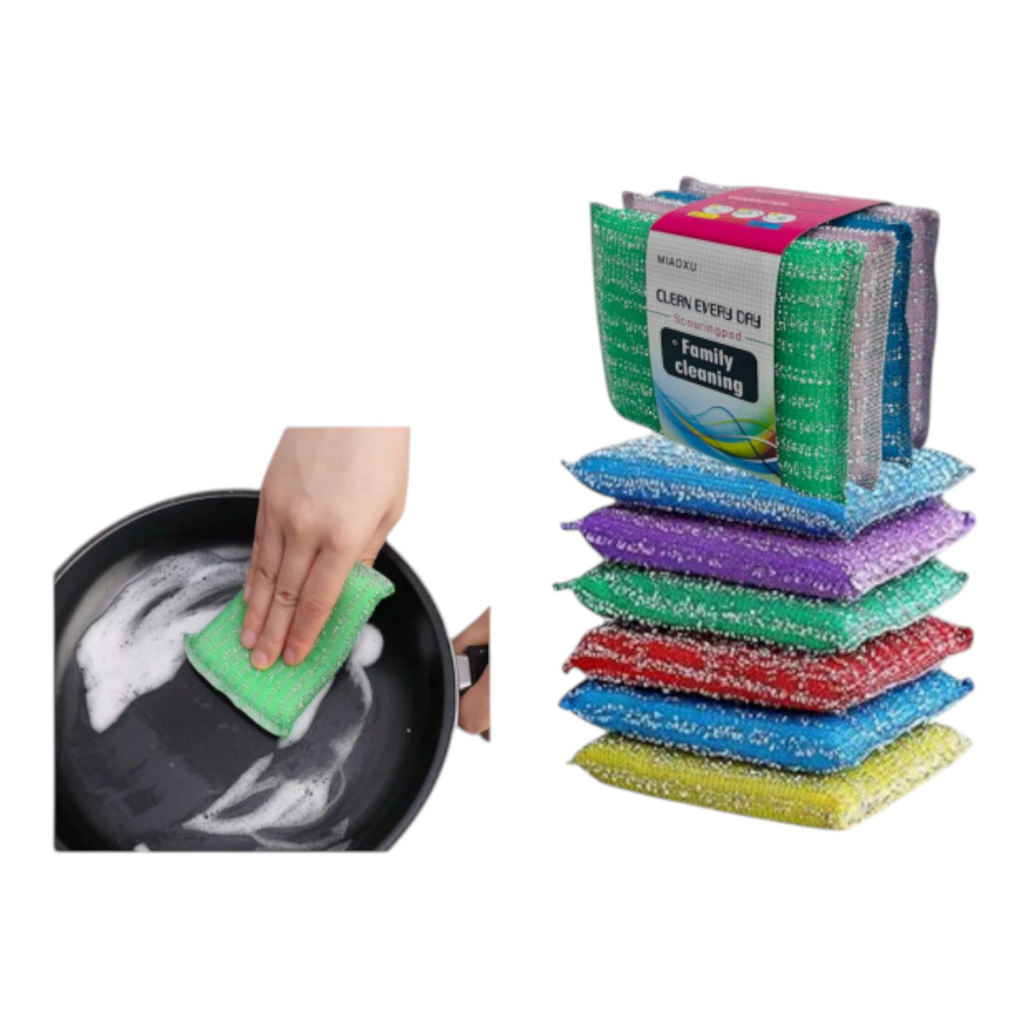 Esponja De Cocina X4 DK-802