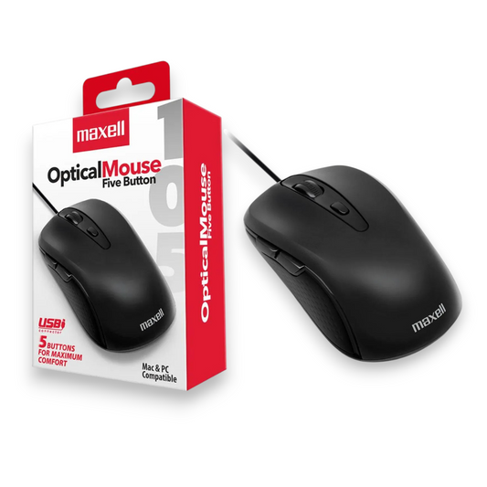 Mouse Maxell Optical Cinco Botones
