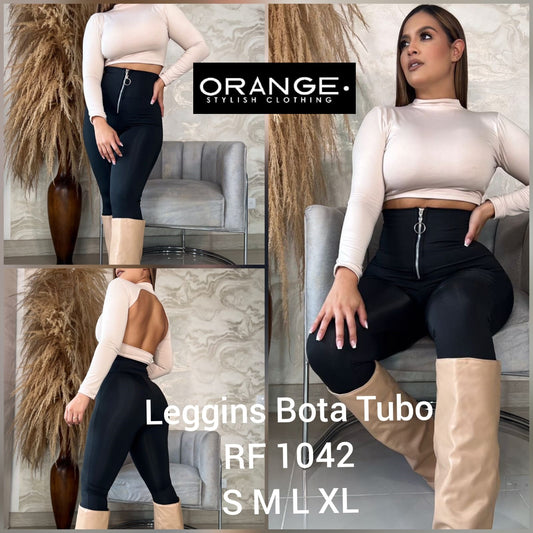 Leggings Bota Tubo Rf1042 Tallas S M L XL X6 Unidades