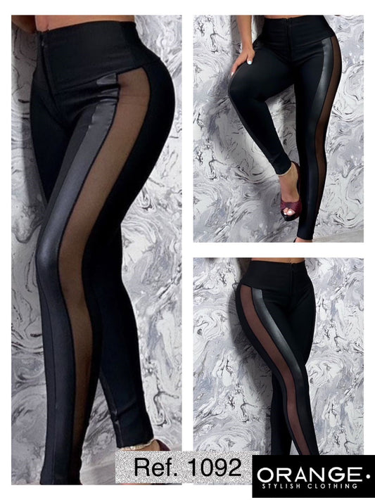Leggings Negro Ref118 Talla U X6 Unidades