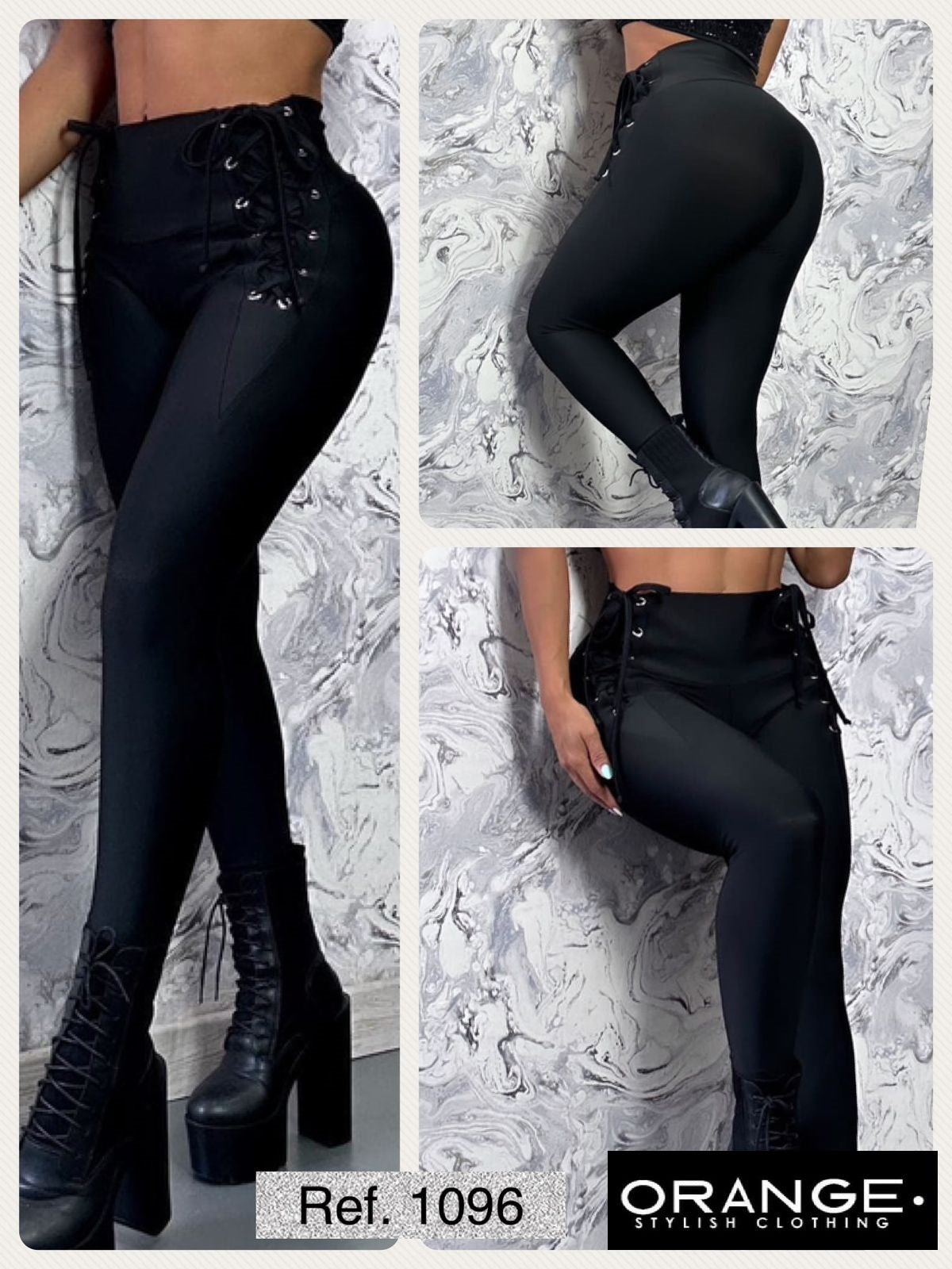 Leggings Negro Talla U Ref1096 X6 Unidades