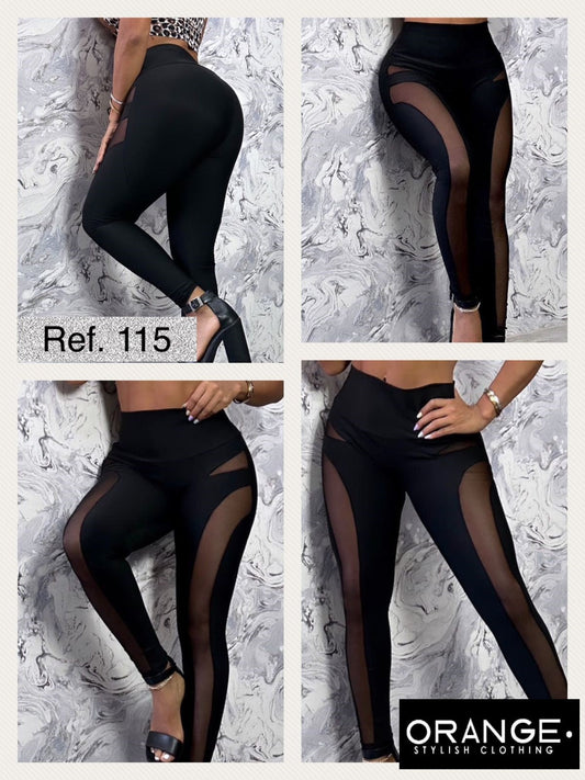 Leggings NegroTalla U Ref1093 X6 Unidades