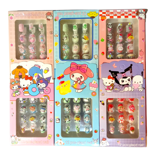 Uñas Decoradas Para Niña L-2684