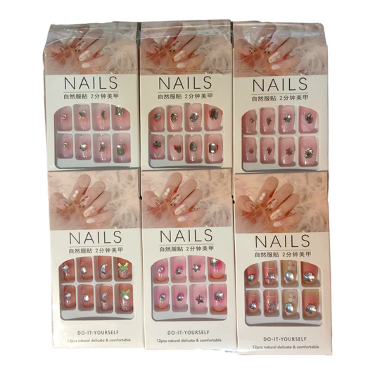 Uñas Decoradas Para Mujer L-2685
