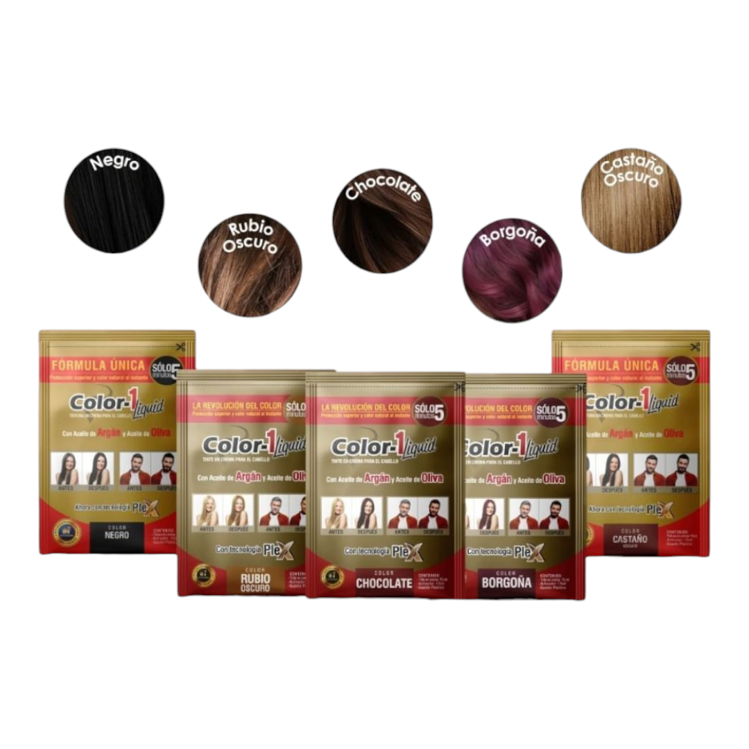 Tintura Liquida Color 1 PT323 X3 Unds