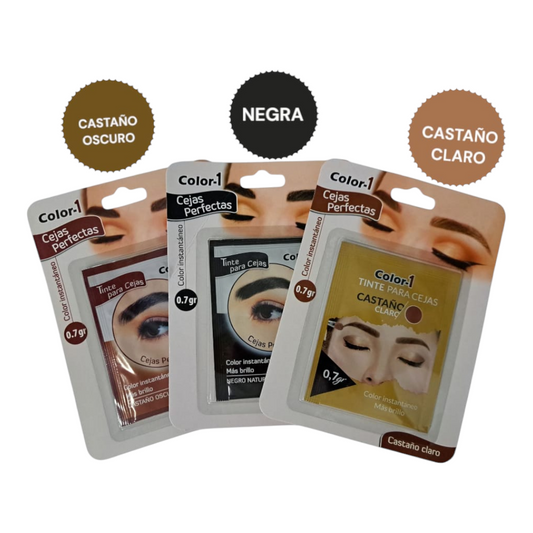 Tintura Para Cejas Color 1 DCN-590 X3 Unds