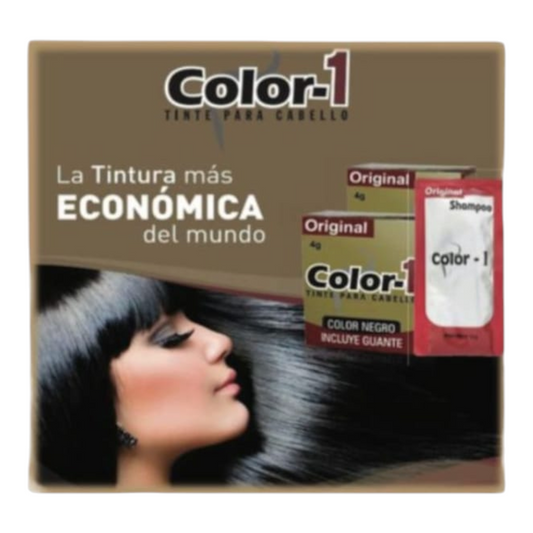 Tintura Color 1 Pastilla REF PT01 X6 Unds