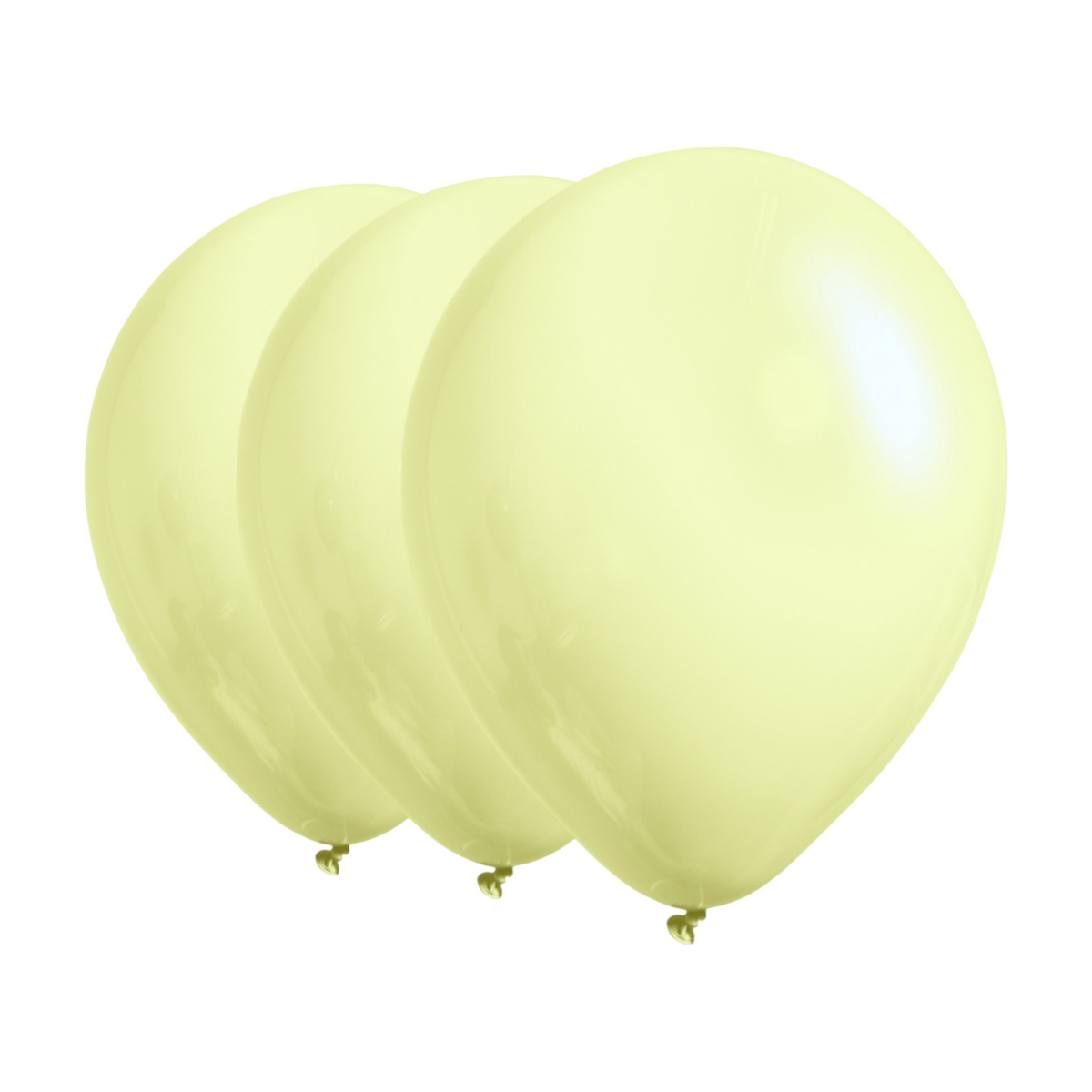 Globo R9 X12 Color Pastel Amarillo Dipatex