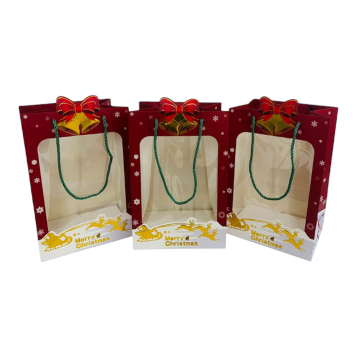 Bolsa De Regalo Navideña 30*20 Cm DK-3065 X6 Unds
