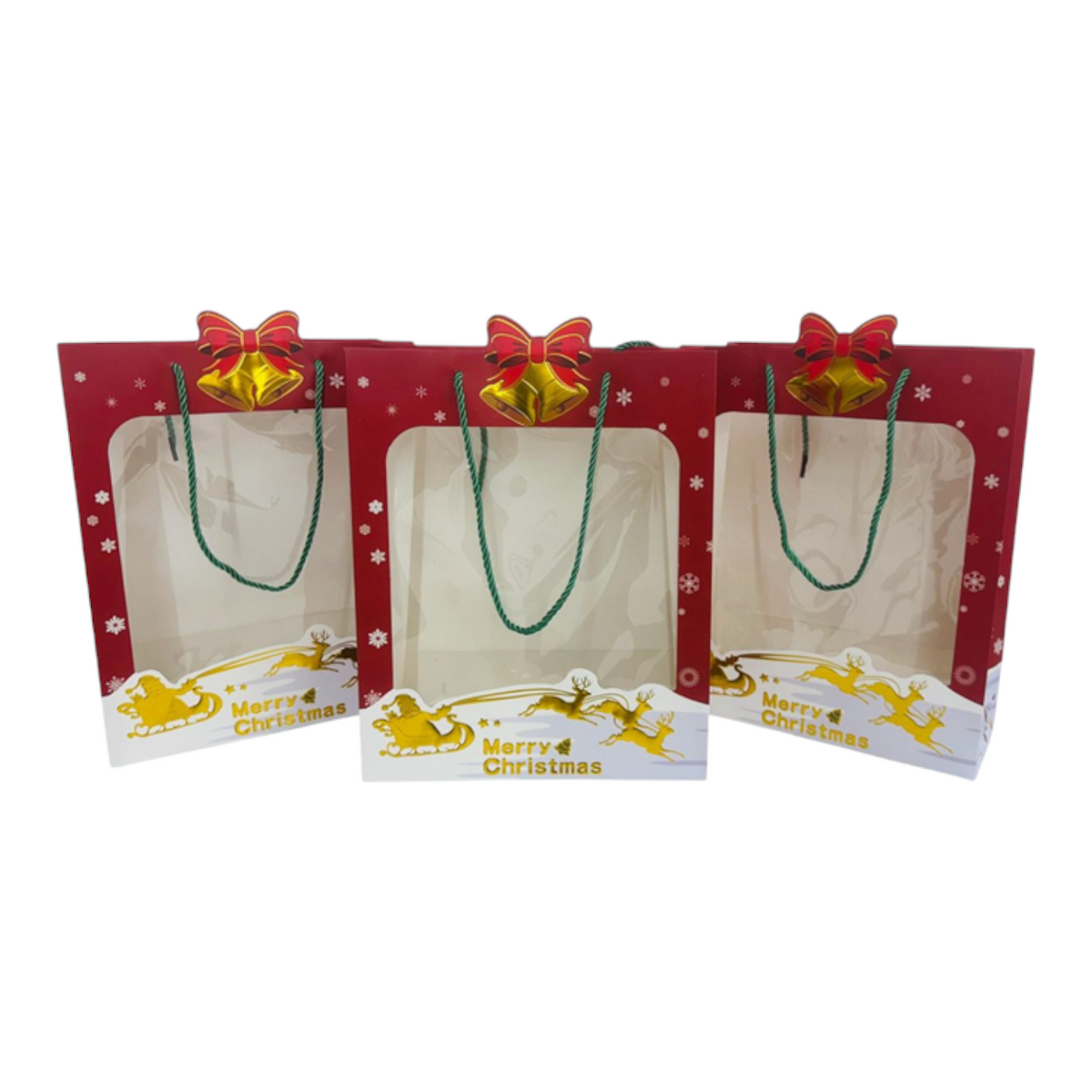 Bolsa De Regalo Navideña 30*26 Cm DK-3066 X6 Unds
