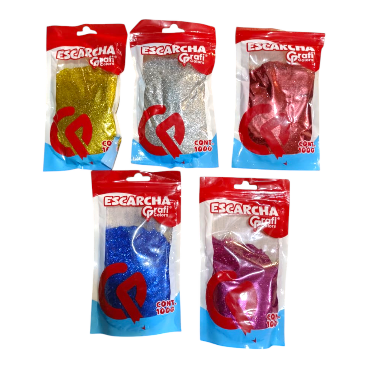 Escarcha Colores Surtidos 100 Gramos GR-468B